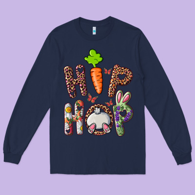 Long Sleeve Tee Hip Hop Bunny