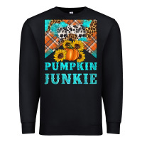 Black pumpkin junkie Premium Sweatshirt - Artiststas