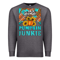 Charcoal Heather pumpkin junkie Premium Sweatshirt - Artiststas