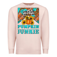 Pale Pink pumpkin junkie Premium Sweatshirt - Artiststas