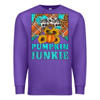 Purple pumpkin junkie Premium Sweatshirt - Artiststas