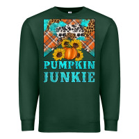 Sports Green pumpkin junkie Premium Sweatshirt - Artiststas
