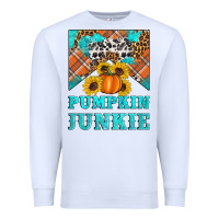 White pumpkin junkie Premium Sweatshirt - Artiststas