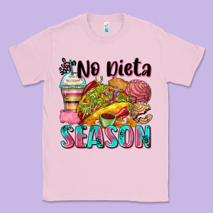 No Dieta Season Classic Tee Designed By Zillion Design Studio