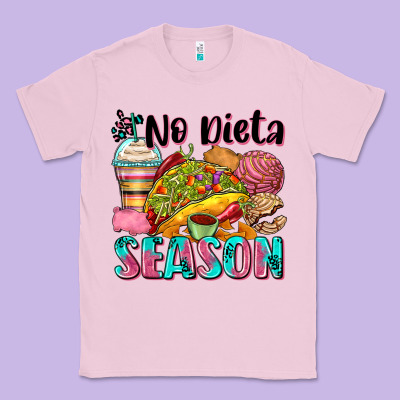No Dieta Season Classic Tee Designed By Zillion Design Studio