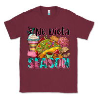 Burgundy no dieta season Classic Tee - Zillion Design Studio