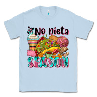 Dusty Blue no dieta season Classic Tee - Zillion Design Studio