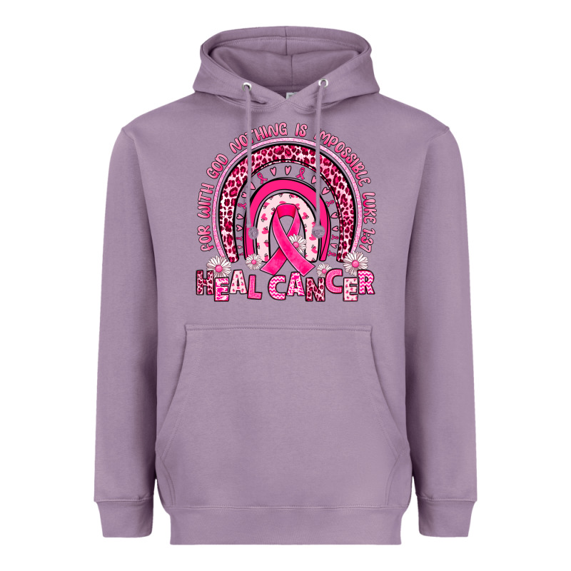Heal Cancer Rainbow Heavyweight Hoodie by JahusDesignShop | Teevron