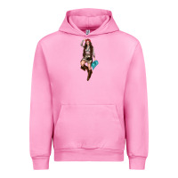 Fuchsia Pink western cowgirl Urban Hoodie - NancyCooperArtShop