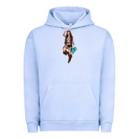 Pigment Grape Ice western cowgirl Urban Hoodie - NancyCooperArtShop