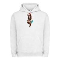 Pigment Lunar Rock western cowgirl Urban Hoodie - NancyCooperArtShop