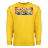 Lemon teacher floral pencil libbey glass Premium Sweatshirt - BundleAndBundleShop