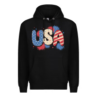 Black usa Premium Hoodie - MaliasSmallBusiness