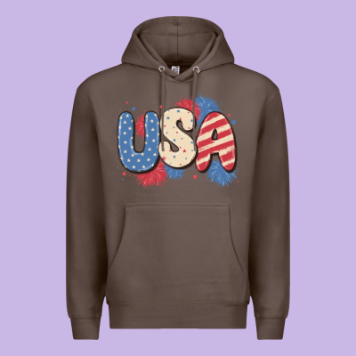 Usa Premium Hoodie Designed By Maliassmallbusiness