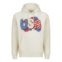 Oatmeal Heather usa Premium Hoodie - MaliasSmallBusiness