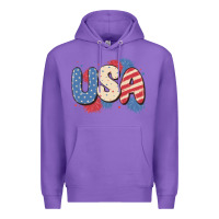 Purple usa Premium Hoodie - MaliasSmallBusiness