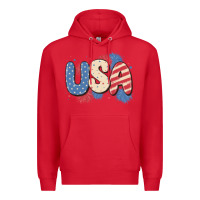 Red usa Premium Hoodie - MaliasSmallBusiness