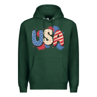 Sports Green usa Premium Hoodie - MaliasSmallBusiness