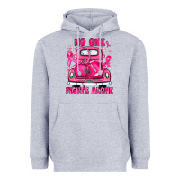 Heather Grey breast cancer no one fights alone truck football Heavyweight Hoodie - JahusDesignShop
