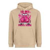 Mushroom breast cancer no one fights alone truck football Heavyweight Hoodie - JahusDesignShop