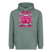 Sage breast cancer no one fights alone truck football Heavyweight Hoodie - JahusDesignShop