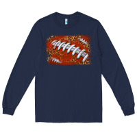 Navy American football background Long Sleeve Tee - texasbilliewilder