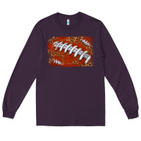 Plum American football background Long Sleeve Tee - texasbilliewilder