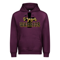 Mauve Wine christian prayer warrior Urban Hoodie - MaliasSmallBusiness