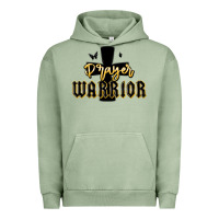 Pigment Oil Green christian prayer warrior Urban Hoodie - MaliasSmallBusiness