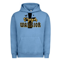 Pigment Pebble Blue christian prayer warrior Urban Hoodie - MaliasSmallBusiness
