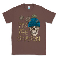 Chestnut skull tis the season winter Classic Tee - FaDigitalArtStudio