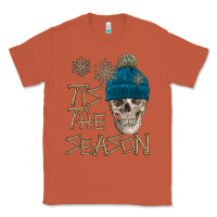 Copper skull tis the season winter Classic Tee - FaDigitalArtStudio