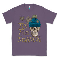 Lavender skull tis the season winter Classic Tee - FaDigitalArtStudio
