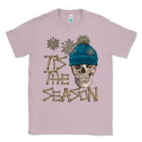 Lilac skull tis the season winter Classic Tee - FaDigitalArtStudio