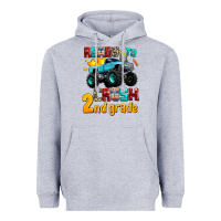 Heather Grey ready to school crush 2nd grade Heavyweight Hoodie - AdoDesignShop