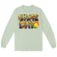 Matcha game day softball leopard Long Sleeve Tee - Zillion Design Studio