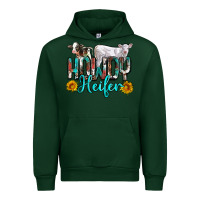 Forest Green western howdy heifer Urban Hoodie - NancyCooperArtShop