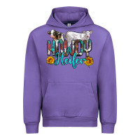 Tulip western howdy heifer Urban Hoodie - NancyCooperArtShop
