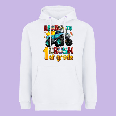 Ready To School Crush 1st Grade Heavyweight Hoodie Designed By Adodesignshop