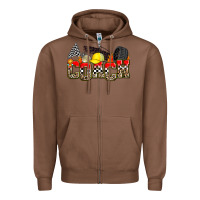 Chestnut race coach Zipper Hoodie - Zillion Design Studio