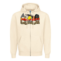 Sandshell race coach Zipper Hoodie - Zillion Design Studio