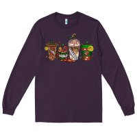 Plum american football coffee cups Long Sleeve Tee - texasbilliewilder