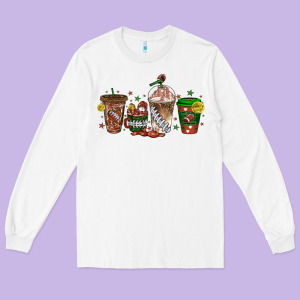 American Football Coffee Cups Long Sleeve Tee Designed By Texasbilliewilder