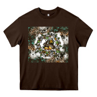Chocolate Brown natures circle of life Heavy Core Tee - CowhideDigitalArt