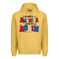 Antique Gold make america great again Premium Hoodie - MaliasSmallBusiness