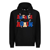 Black make america great again Premium Hoodie - MaliasSmallBusiness