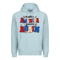 Blue Mist make america great again Premium Hoodie - MaliasSmallBusiness