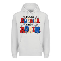 Dove Grey make america great again Premium Hoodie - MaliasSmallBusiness
