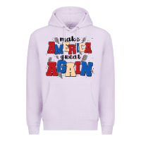 Lilac make america great again Premium Hoodie - MaliasSmallBusiness