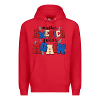 Red make america great again Premium Hoodie - MaliasSmallBusiness